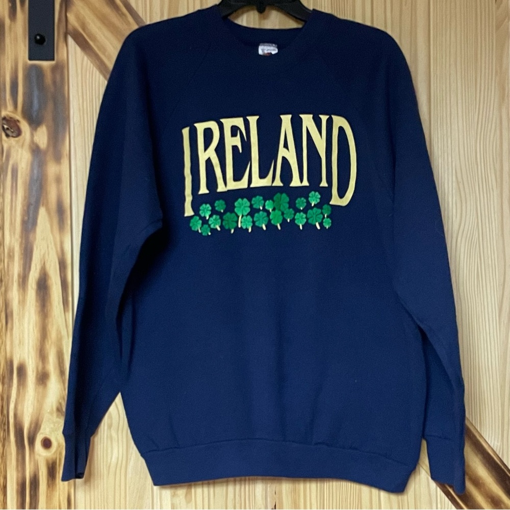 Vintage NEW 90s Ireland Fruit Of The Loom Sweatshirt Size XL